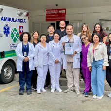 Programa de atención al ACV del Hospital Universitario Departamental de Nariño recibe el Premio WSO Angels en categoría Oro