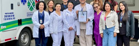 Programa de atención al ACV del Hospital Universitario Departamental de Nariño recibe el Premio WSO Angels en categoría Oro