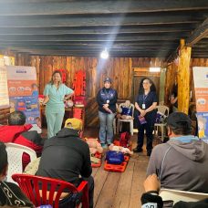 En Nariño, comunidad de El Encano se capacita para actuar ante un ataque cerebrovascular.