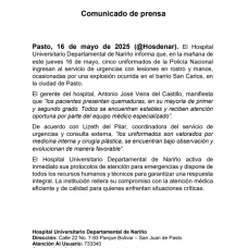 Comunicado de prensa